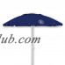 7' Caribbean Joe beach umbrella, double canopy windproof design with UV protection, with color matching carry case   